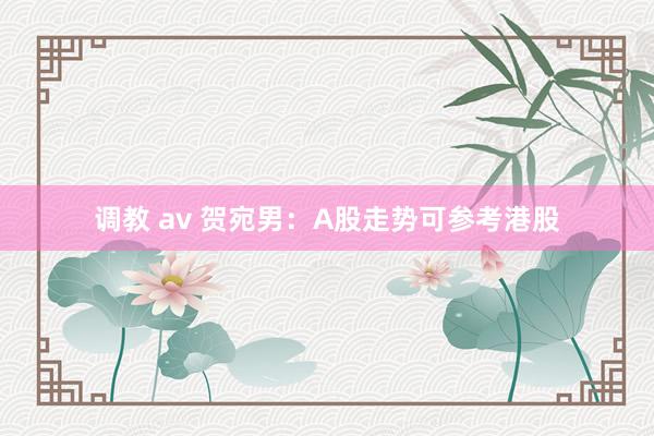 调教 av 贺宛男：A股走势可参考港股