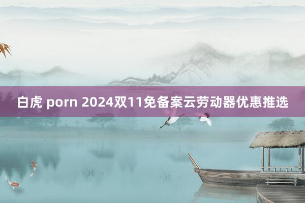 白虎 porn 2024双11免备案云劳动器优惠推选