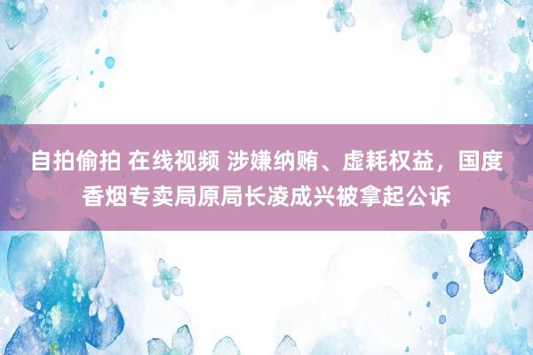 自拍偷拍 在线视频 涉嫌纳贿、虚耗权益，国度香烟专卖局原局长凌成兴被拿起公诉