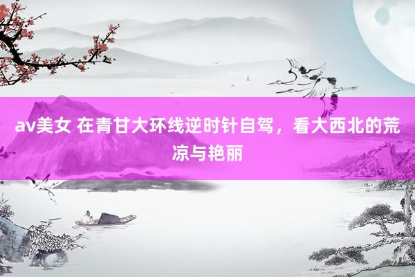 av美女 在青甘大环线逆时针自驾，看大西北的荒凉与艳丽