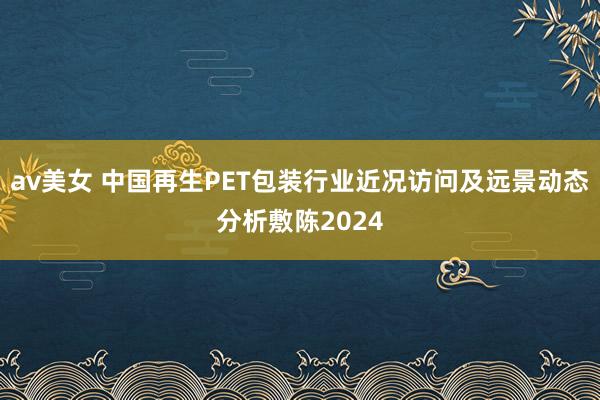 av美女 中国再生PET包装行业近况访问及远景动态分析敷陈2024