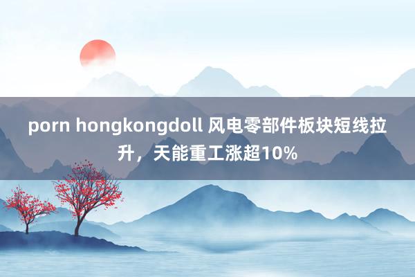 porn hongkongdoll 风电零部件板块短线拉升，天能重工涨超10%