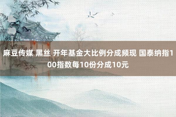 麻豆传媒 黑丝 开年基金大比例分成频现 国泰纳指100指数每10份分成10元