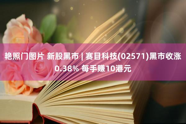 艳照门图片 新股黑市 | 赛目科技(02571)黑市收涨0.38% 每手赚10港元