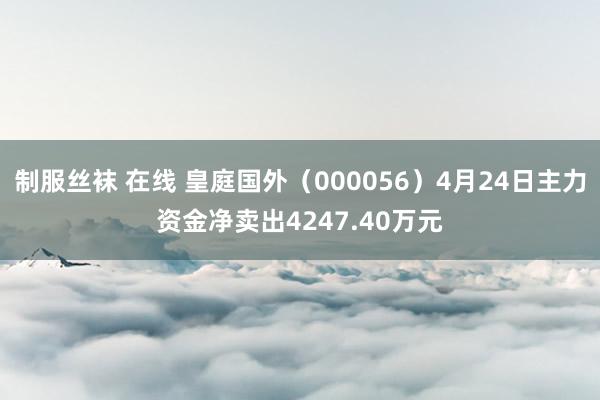 制服丝袜 在线 皇庭国外（000056）4月24日主力资金净卖出4247.40万元